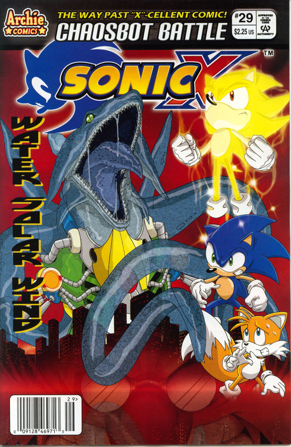Sonic X - March 2008 Comic cover page